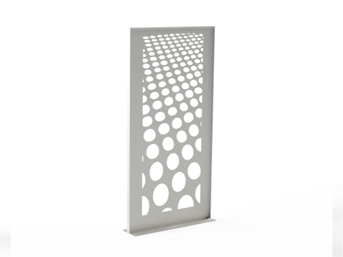 Sichtschutzwand Punkte