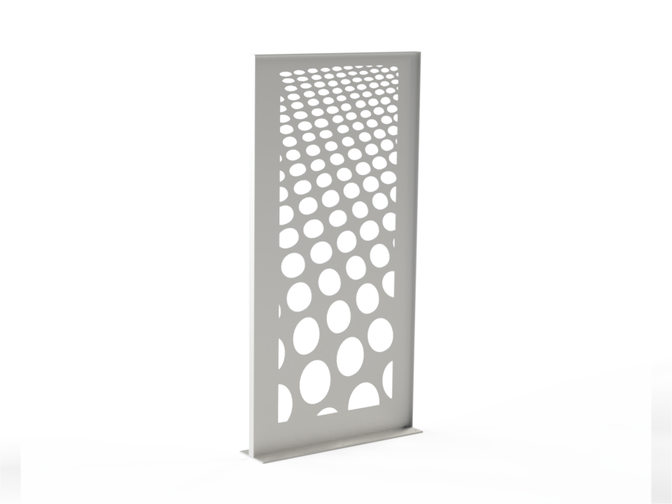 Sichtschutzwand - Motiv Punkte - Variante