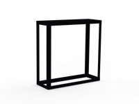 Kaminholzregal - Schwarz matt - Offen