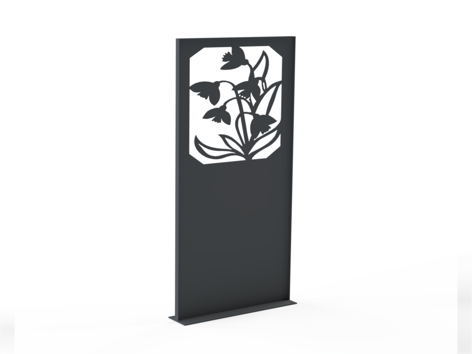 Sichtschutzwand Osterglocken