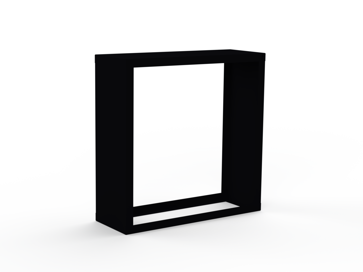 Kaminholzregal CNS 9005 mit Seitenwand links rechts