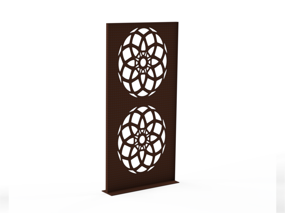 Sichtschutzwand Mandala - Variante