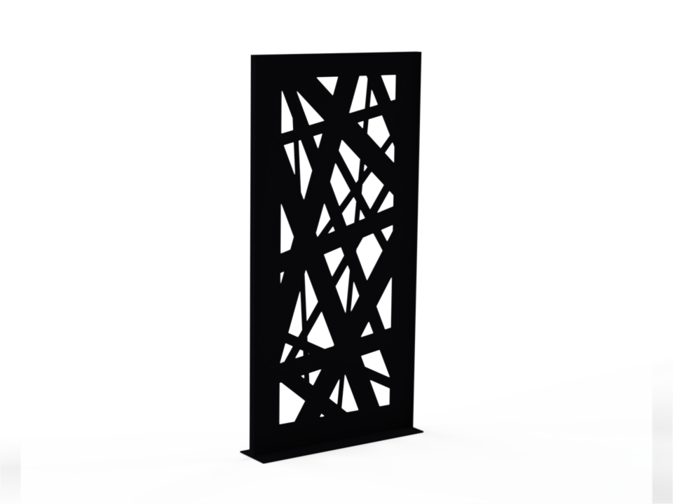 Sichtschutzwand Linien