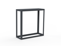 Kaminholzregal - Lichtgrau matt - Offen