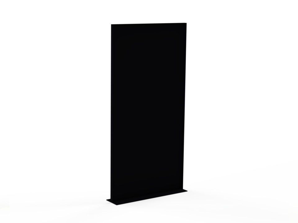 Sichtschutzwand ohne Muster