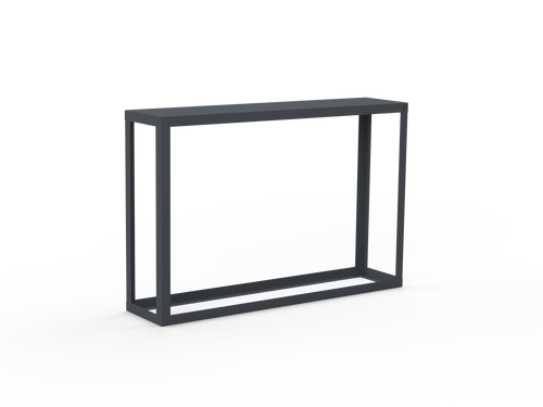 Kaminholzregal pulverbeschichtet RAL7035 offen