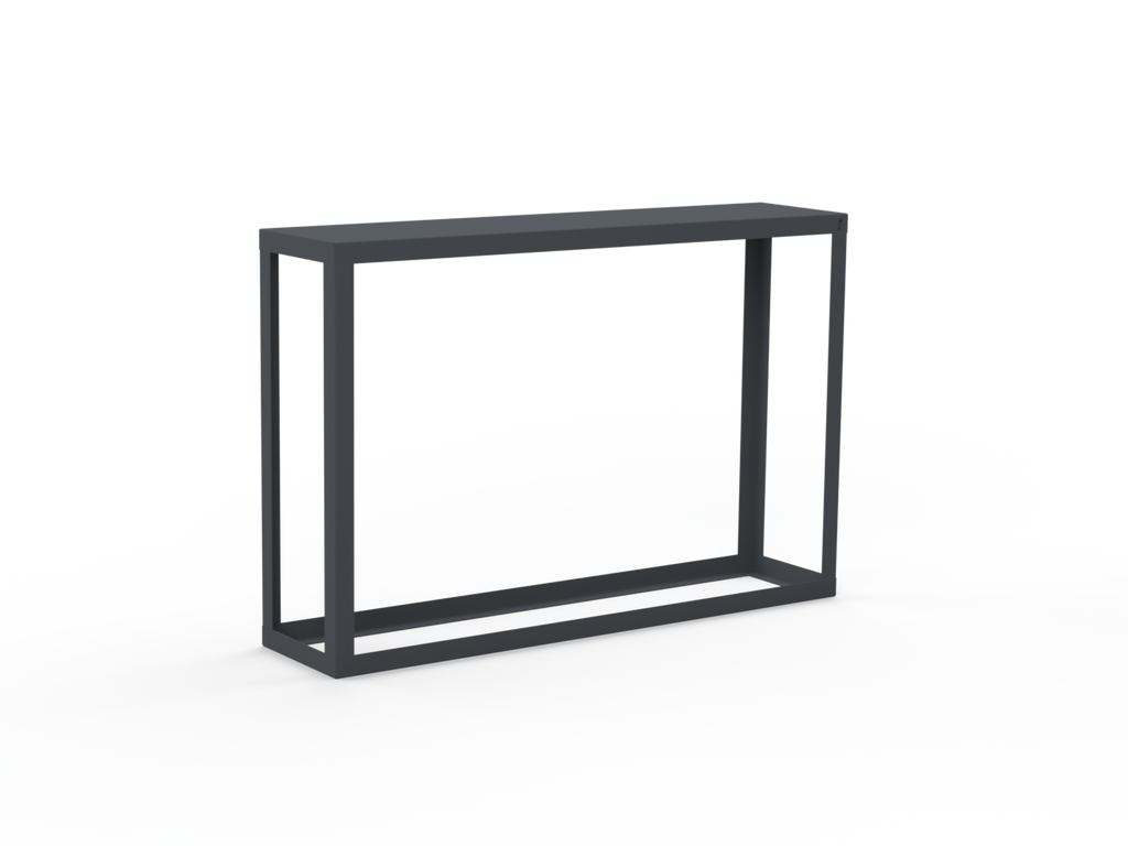 Kaminholzregal - Lichtgrau matt - Offen