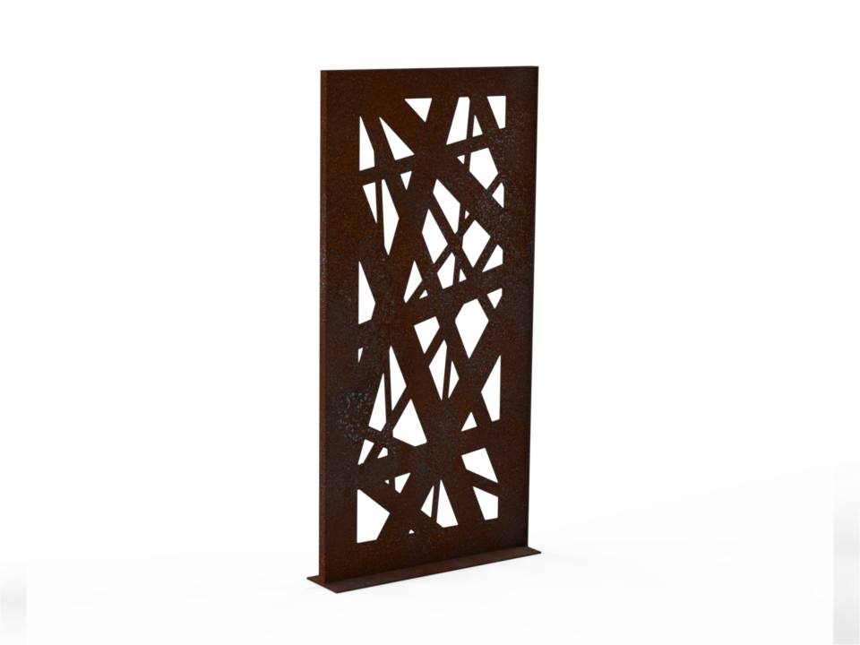 Sichtschutzwand Linien