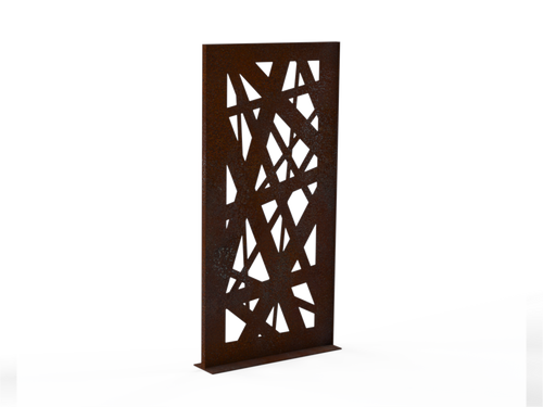Sichtschutzwand - Motiv Linien