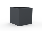 Hochbeet - Lichtgrau matt - mit Abschlusskante