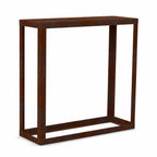 Kaminholzregal STANDARD 120 × 120 cm - natürliche Rostpatina - Offen