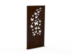 Sichtschutzwand - Motiv Schmetterlinge